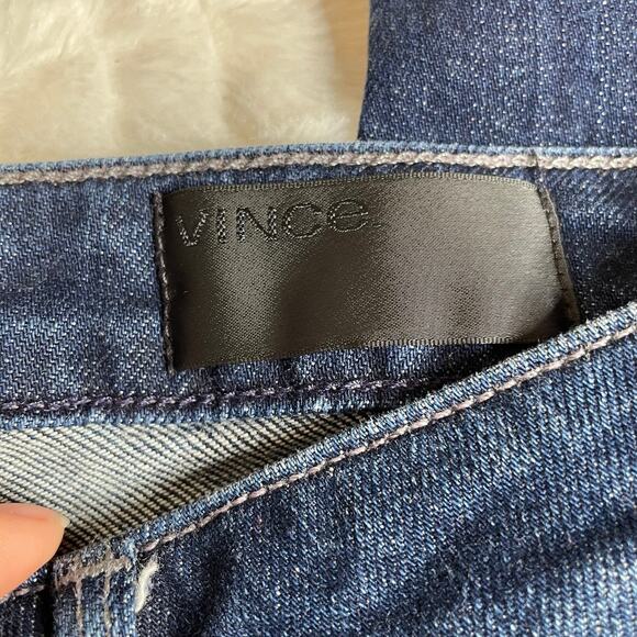 VINCE Riley Legging Jean Denim Dark Wash Blue 26 Straight Leg - Picture 3 of 7